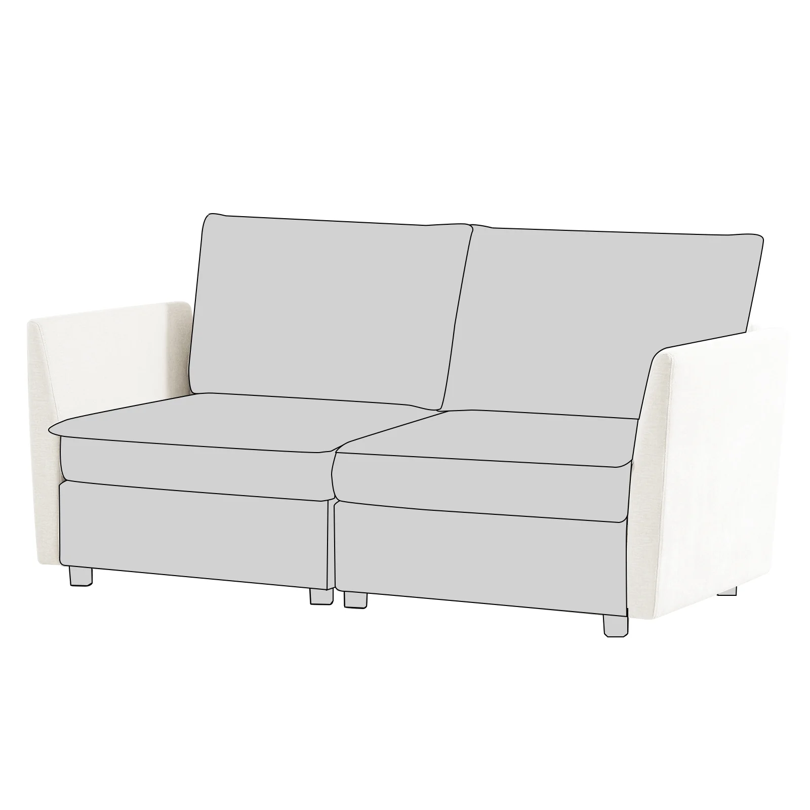 Accessories for Harmetrix Oversized Soft Sectional Couch - Image 52