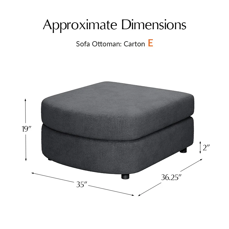 Aeris Modern Curved Sectional Parts & Components - Image 54