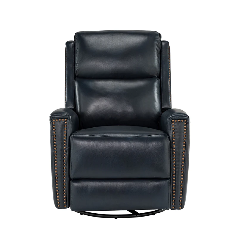 Aniceta 30.31" Wide Genuine Leather Swivel Rocker Glider Recliner - Image 20