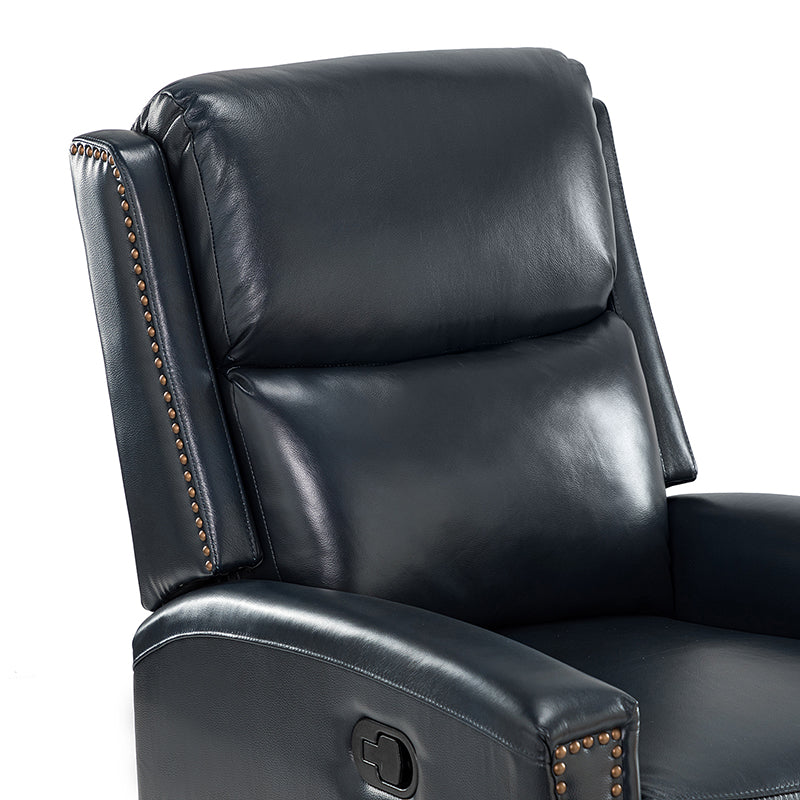 Aniceta 30.31" Wide Genuine Leather Swivel Rocker Glider Recliner - Image 23