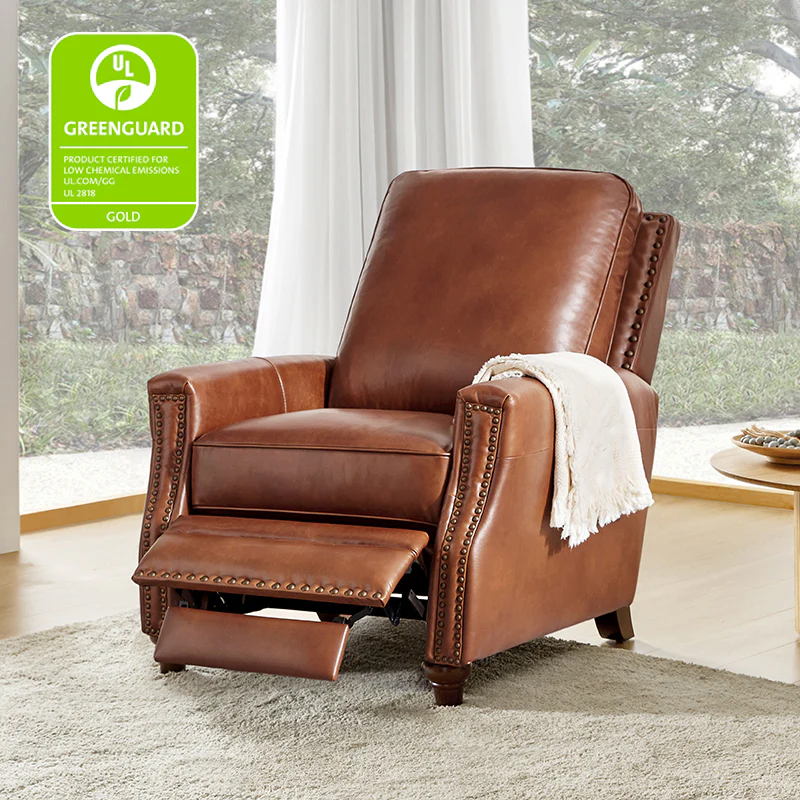 Annabelle Genuine Leather Recliner Chair(Optional Types) - Image 10