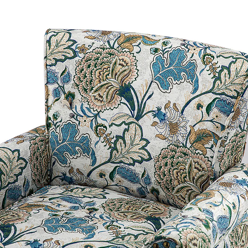 Artemisa Modern Floral Pattern Upholstered Armchair - Image 39