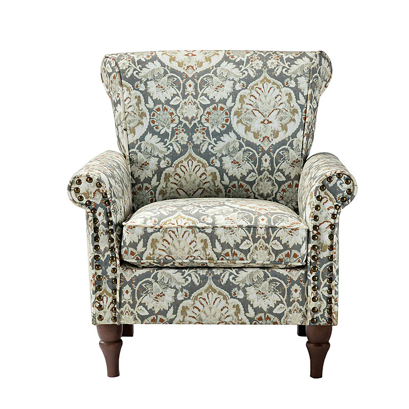 Artemisa Modern Floral Pattern Upholstered Armchair - Image 44