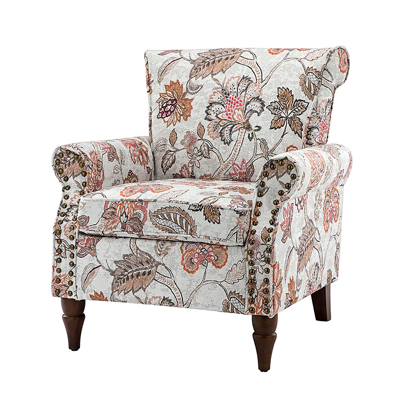 Artemisa Modern Floral Pattern Upholstered Armchair - Image 61