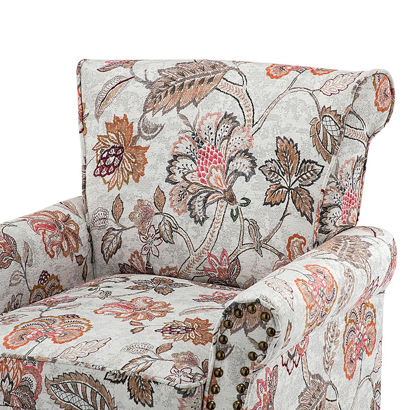 Artemisa Modern Floral Pattern Upholstered Armchair - Image 63