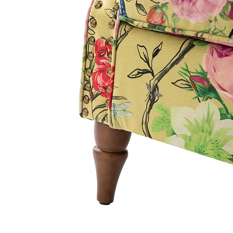 Artemisa Modern Floral Pattern Upholstered Armchair - Image 69