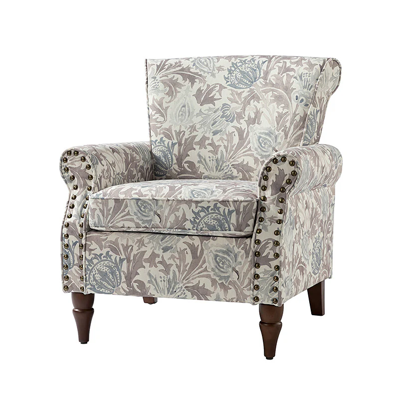 Artemisa Modern Floral Pattern Upholstered Armchair - Image 85