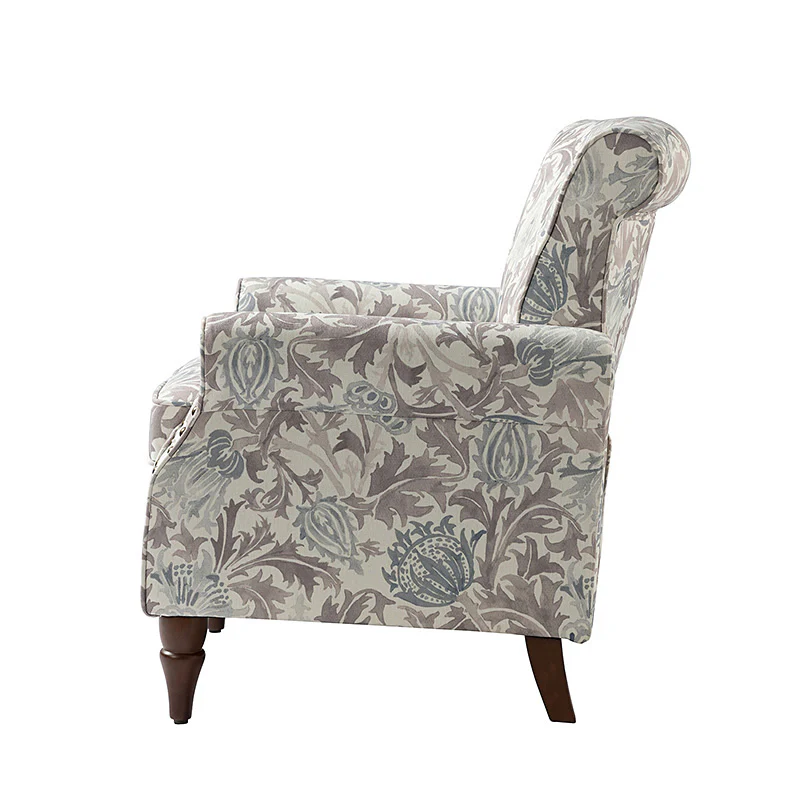 Artemisa Modern Floral Pattern Upholstered Armchair - Image 86