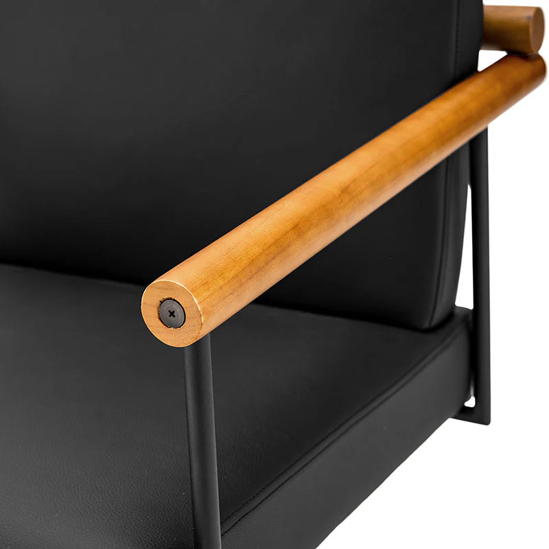 Aurora Solid Wood Armrests Office Chair - Image 8