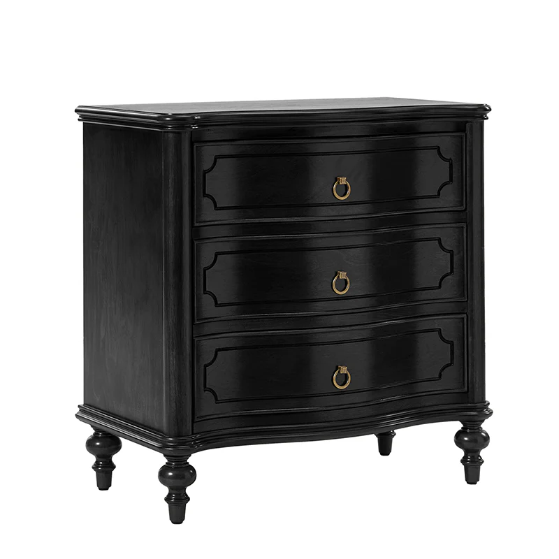 Bernhard 3-Drawer Traditional Style End Table Chest with Built-In Outlets(Optional Types) - Image 23