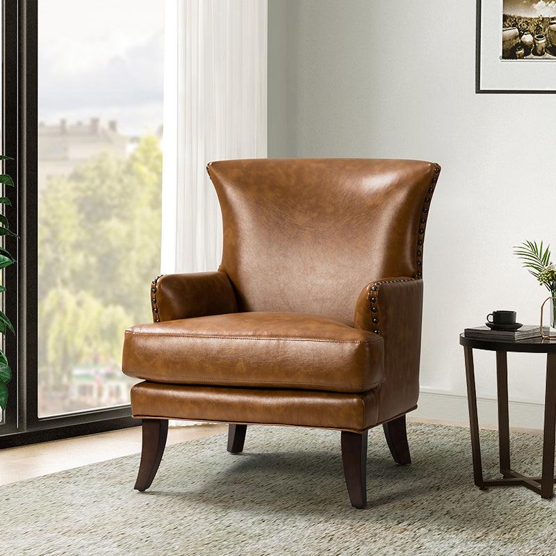 Brooklyn Vegan Leather Armchair - Image 10