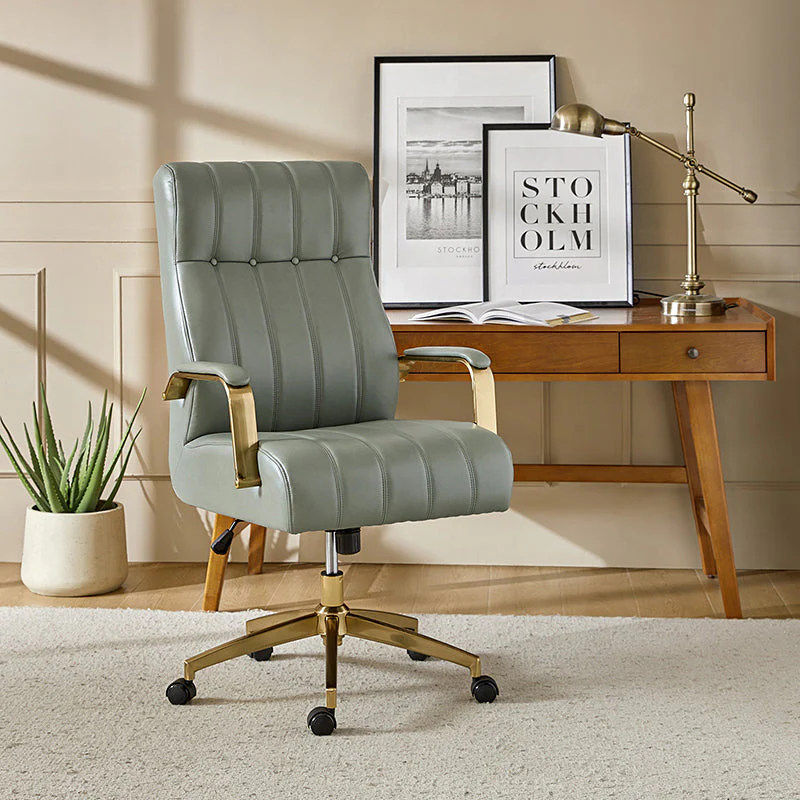 Conelius Leather Ergonomic Executive Office Chair - Image 9