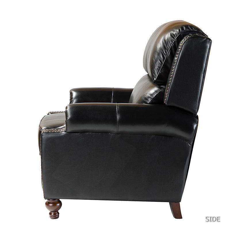 Consuela Mid-century Genuine Leather Recliner - Image 46