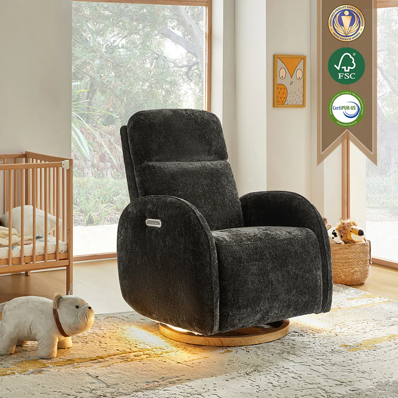 Cuddle Electric Nursery Swivel Chair - Image 28