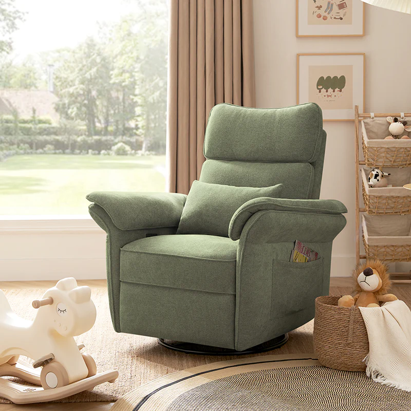 CUDDLESUPPORT ARMRESTS Nursery Power Recliner - Image 54