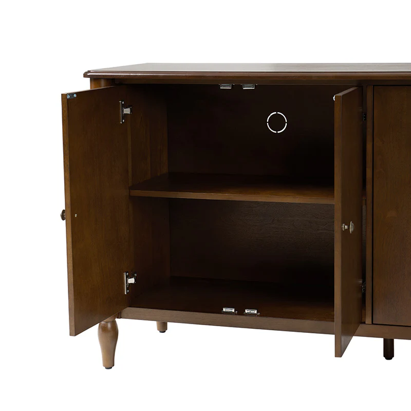 Daan 63" Wide 4-Door Sideboard Cabinet with Adjustable Shelves - Image 6