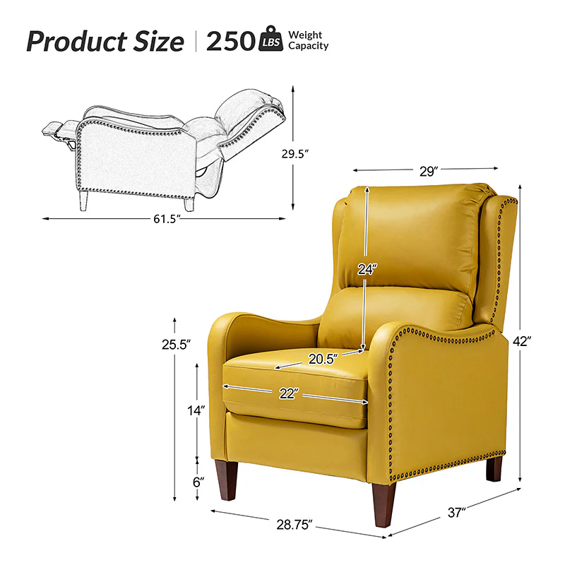 Deliat Genuine Leather Recliner - Image 19