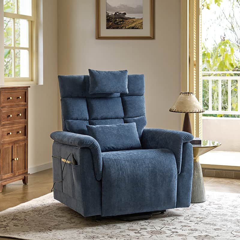 Lift Assist Power Recliner Geri Chair with Intense Massage And Heat - Image 3