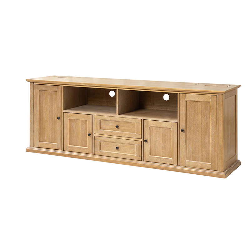 Edenia Traditional Storage TV Stand with Built-in Outlets - Image 12