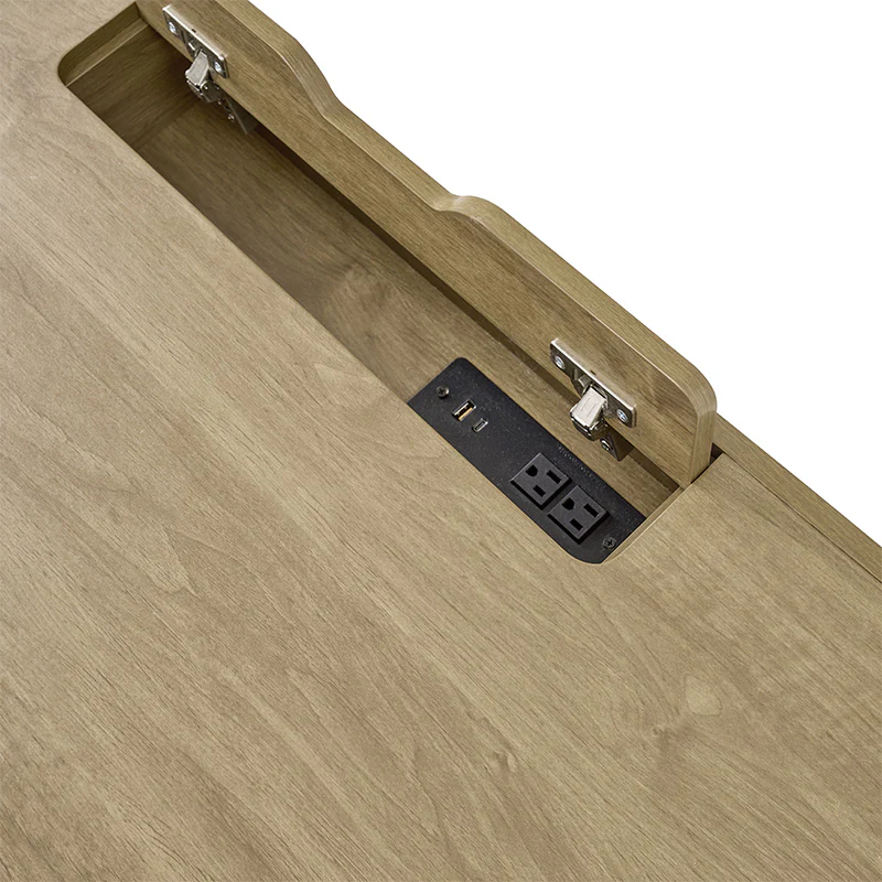 Louise Mid-century Modern Electric Adjustable Standing Desk with Wireless Charging - Image 8