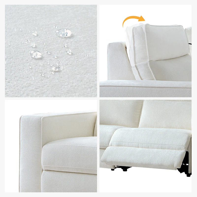 EliteNest Smart Reclining Theater Sofa with Speaker - Image 16