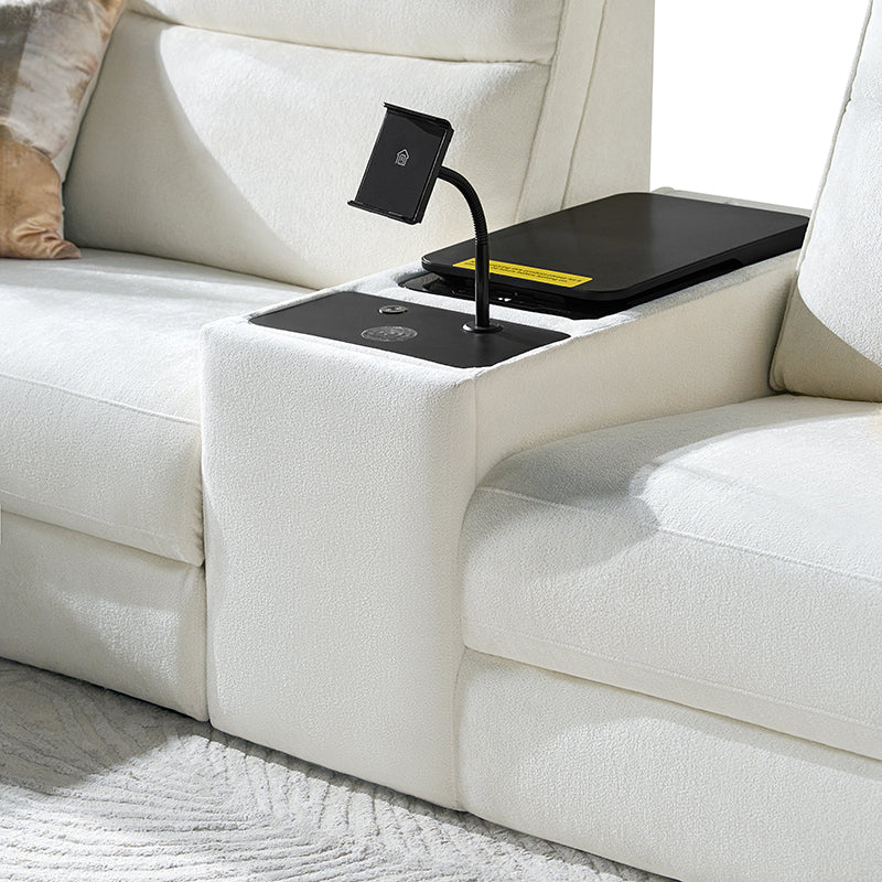 EliteNest Smart Reclining Theater Sofa with Speaker - Image 19