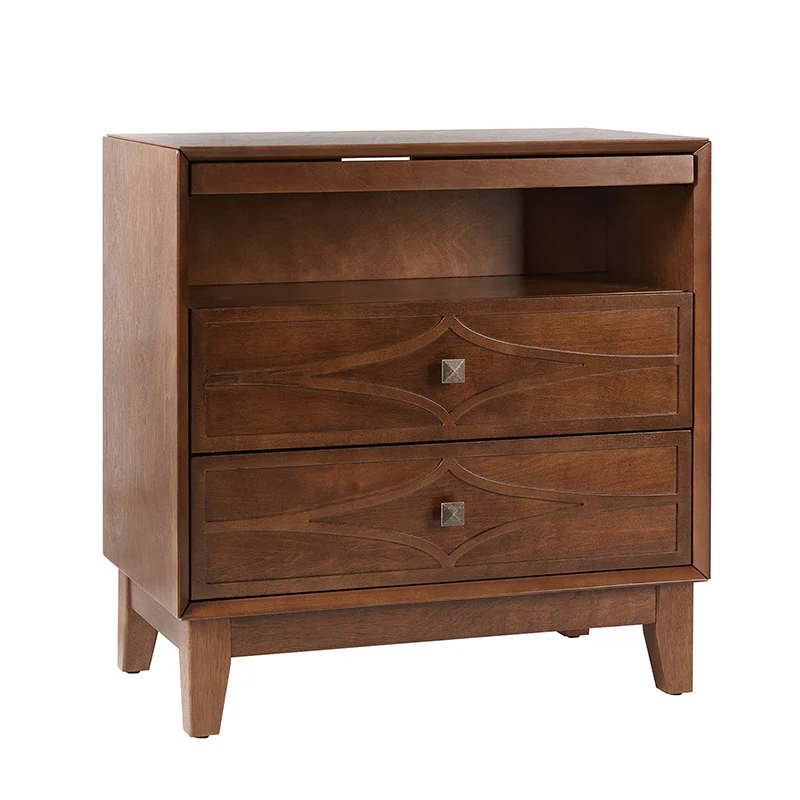 Josefa 3-Drawer End Table with Type-C and USB - Image 4