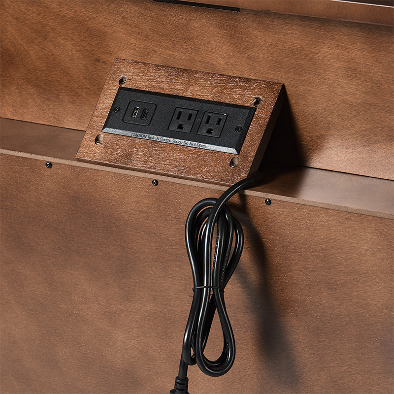 Josefa 3-Drawer End Table with Type-C and USB - Image 7