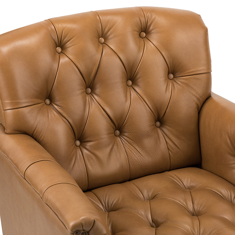 Enrique Genuine Leather Armchair - Image 15