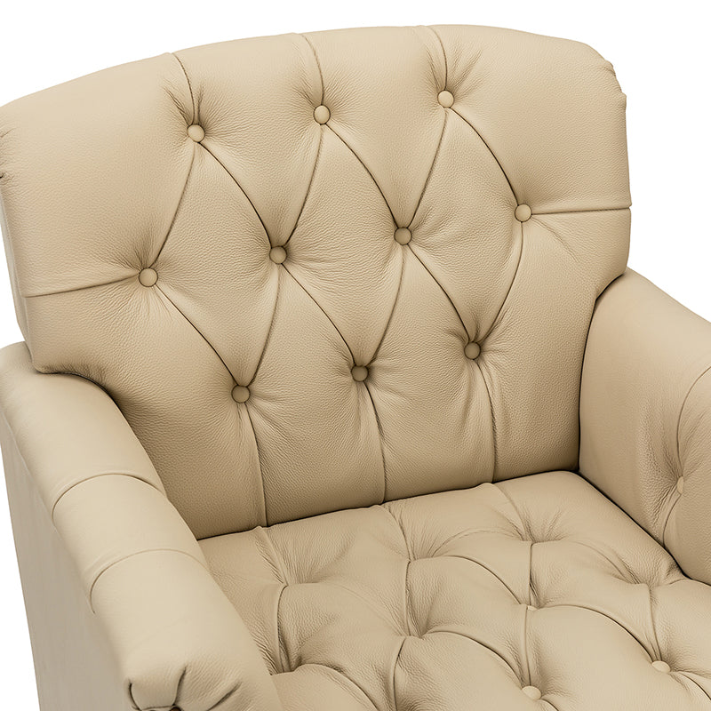 Enrique Genuine Leather Armchair - Image 39