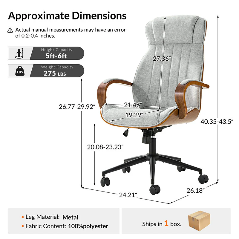 Amparo Executive Ergonomic Office Chair - Image 33
