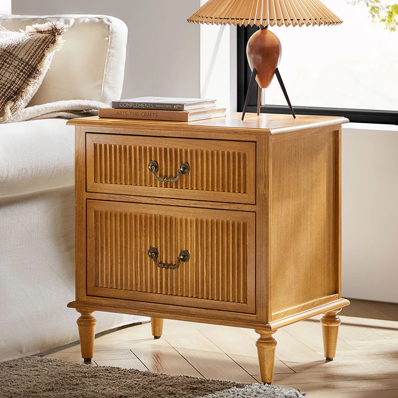 Farmhouse Solid Wood End Table (Optional Types) - Image 10
