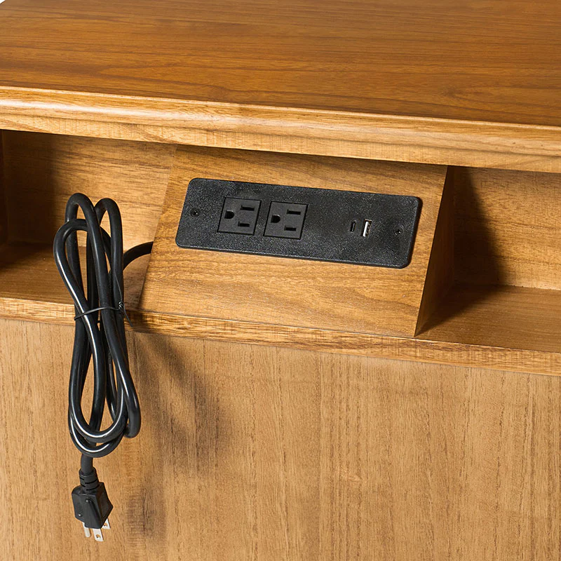 Farmhouse Solid Wood End Table (Optional Types) - Image 16