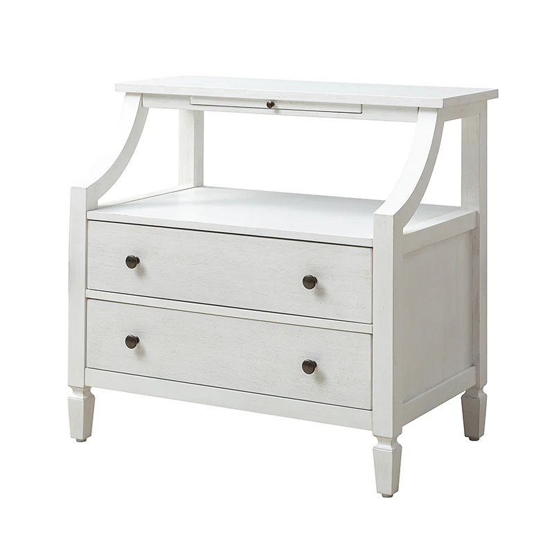 Grace 2 - Drawer End Table Chest with Built-in Outlets - Image 11