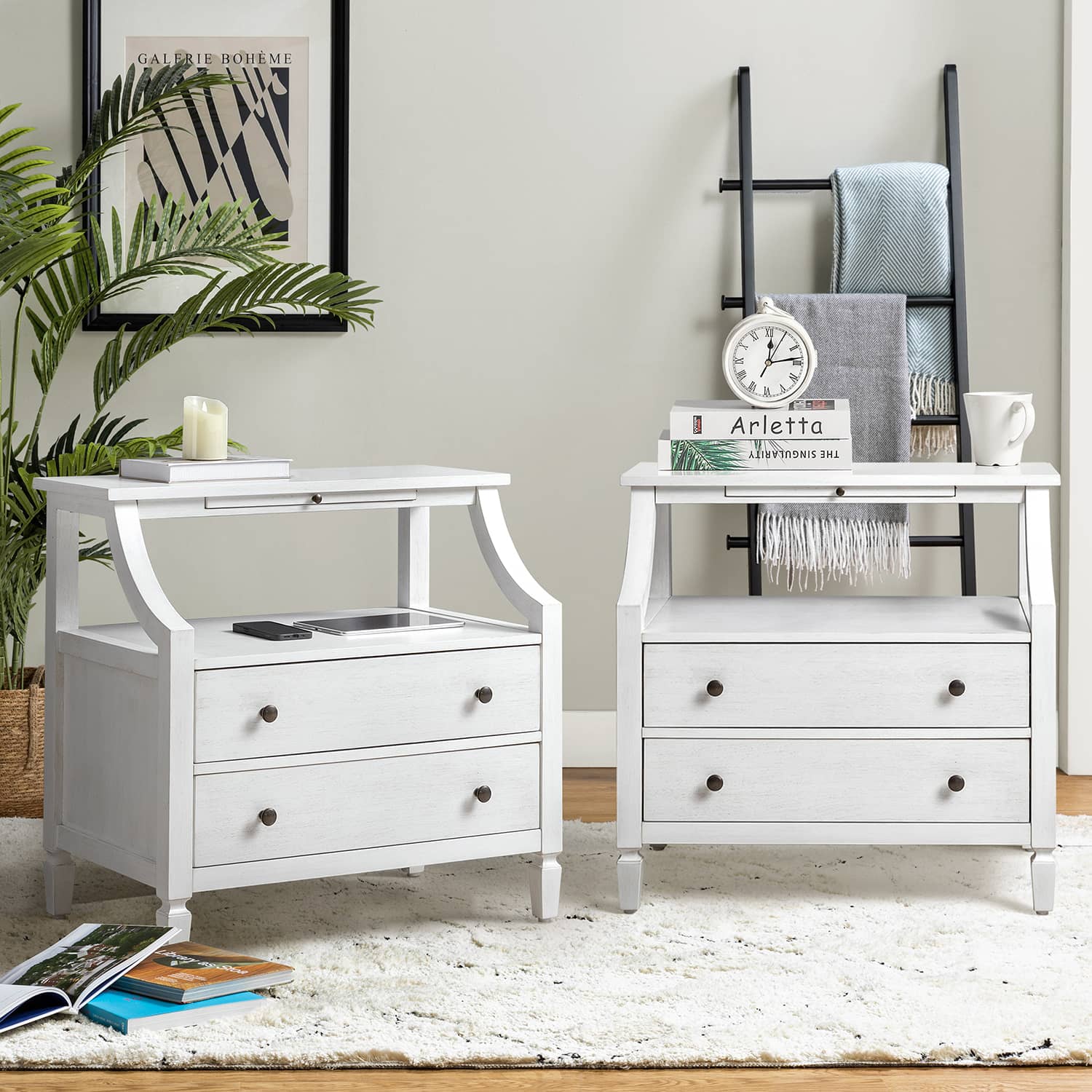 Grace 2 - Drawer End Table Chest with Built-in Outlets - Image 30