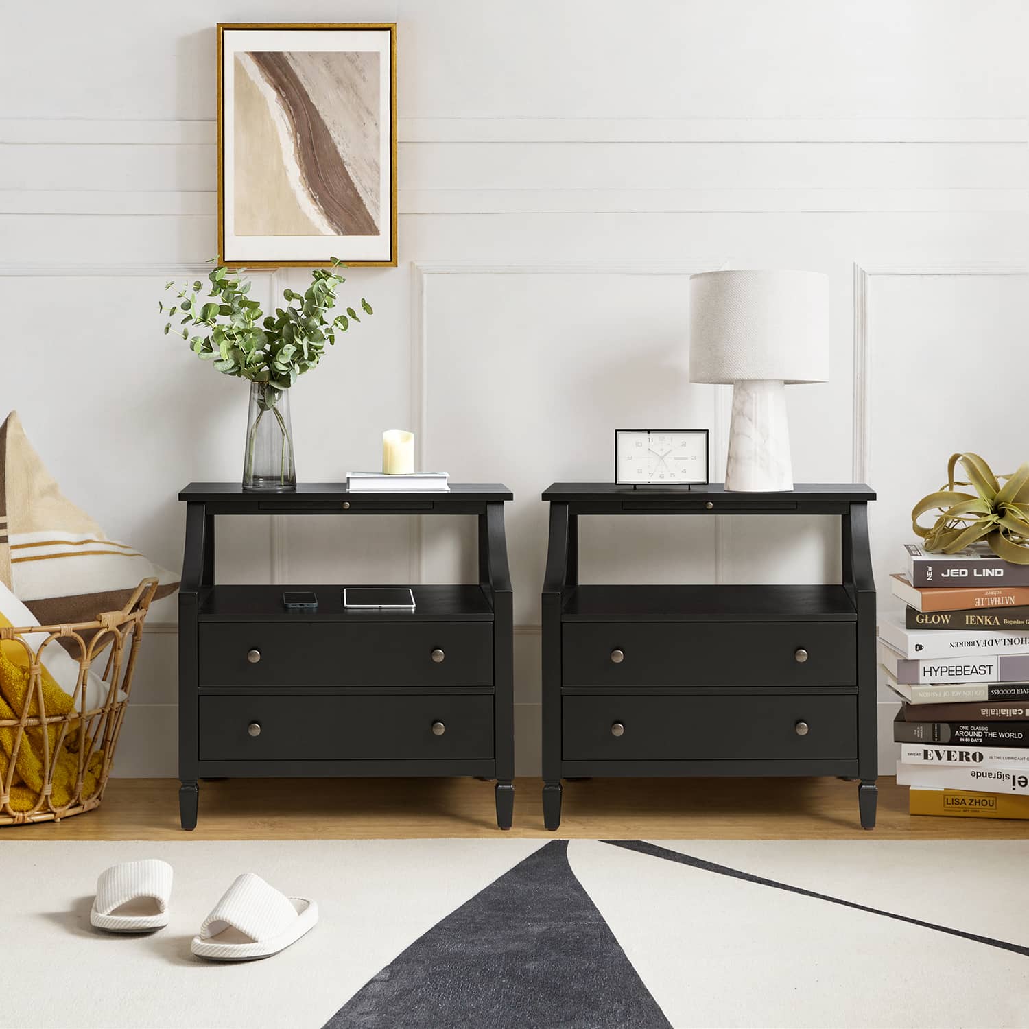 Grace 2 - Drawer End Table Chest with Built-in Outlets - Image 39
