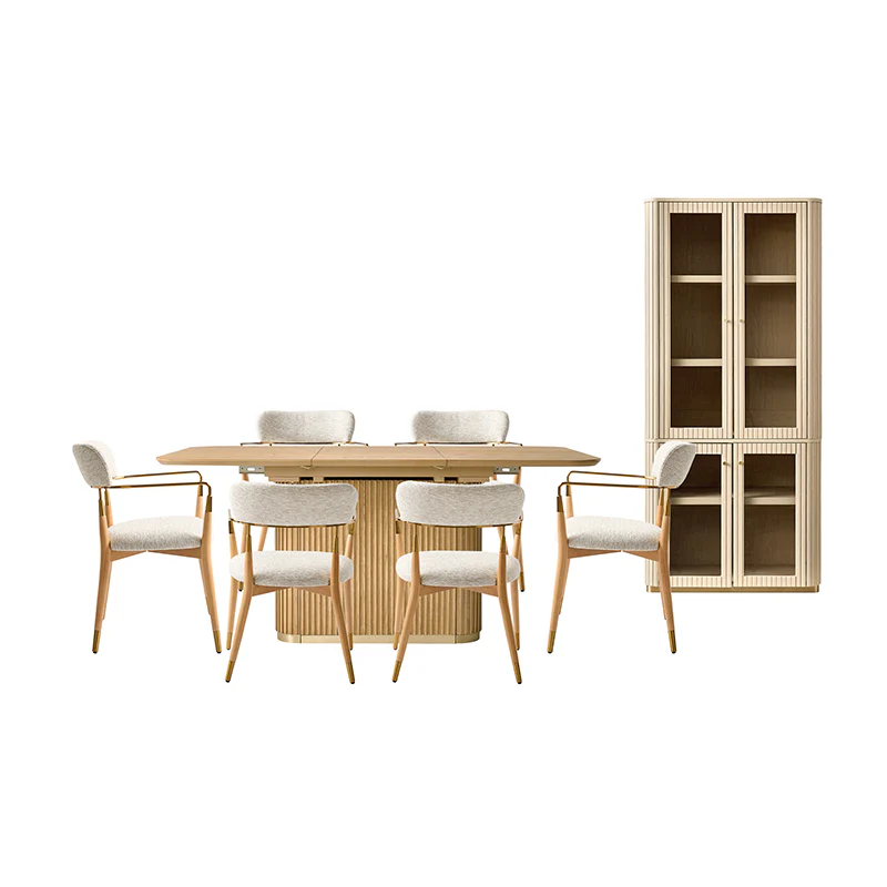Gustavo 8-Piece Modern American Dining Room Sets - Image 5