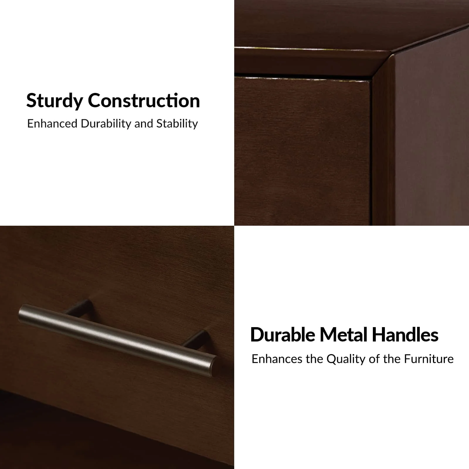 Yoel Hidden Drawer Nightstand with Built-in Outlets(Optional Types) - Image 30