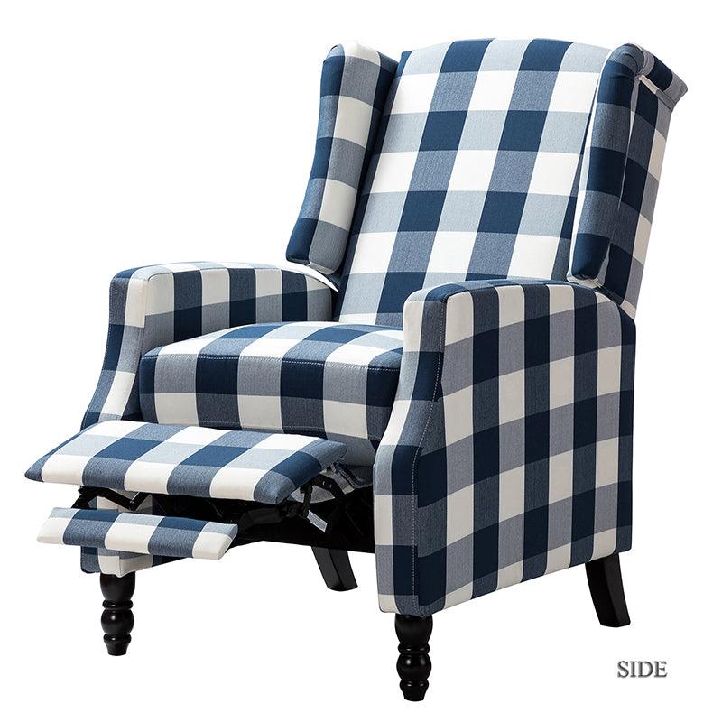 Lilith Upholstered Recliner Chair with Adjustable Backrest & Footrest - Image 37