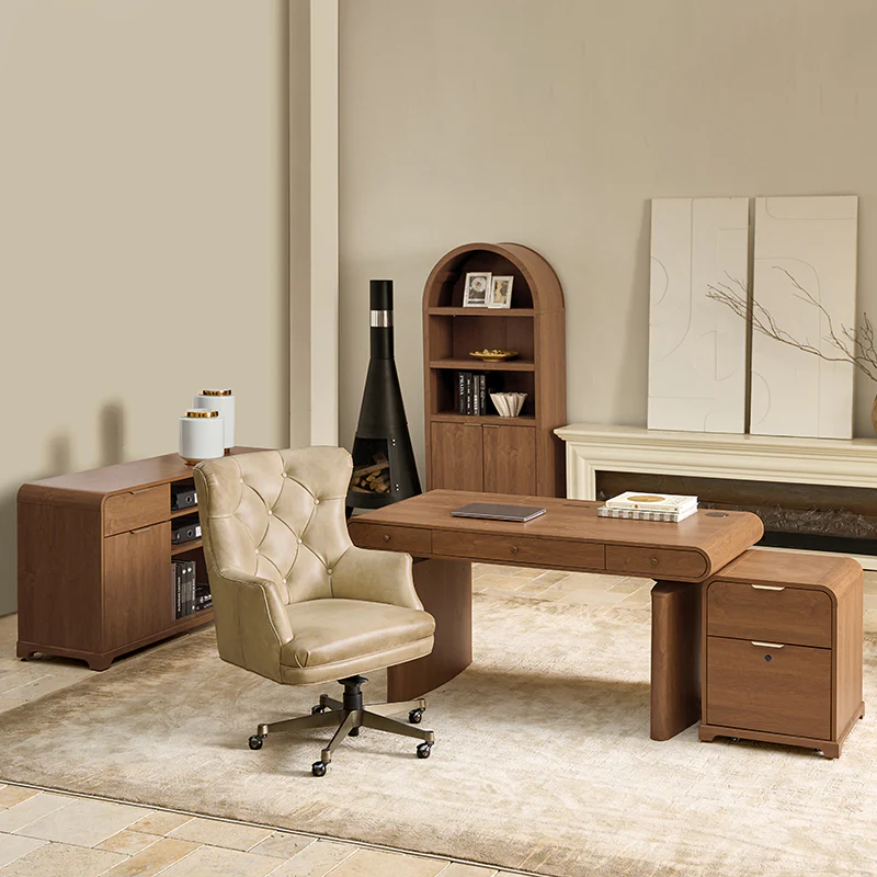 Louise 5-Piece Modern Electric Adjustable Home Office Set - Image 21
