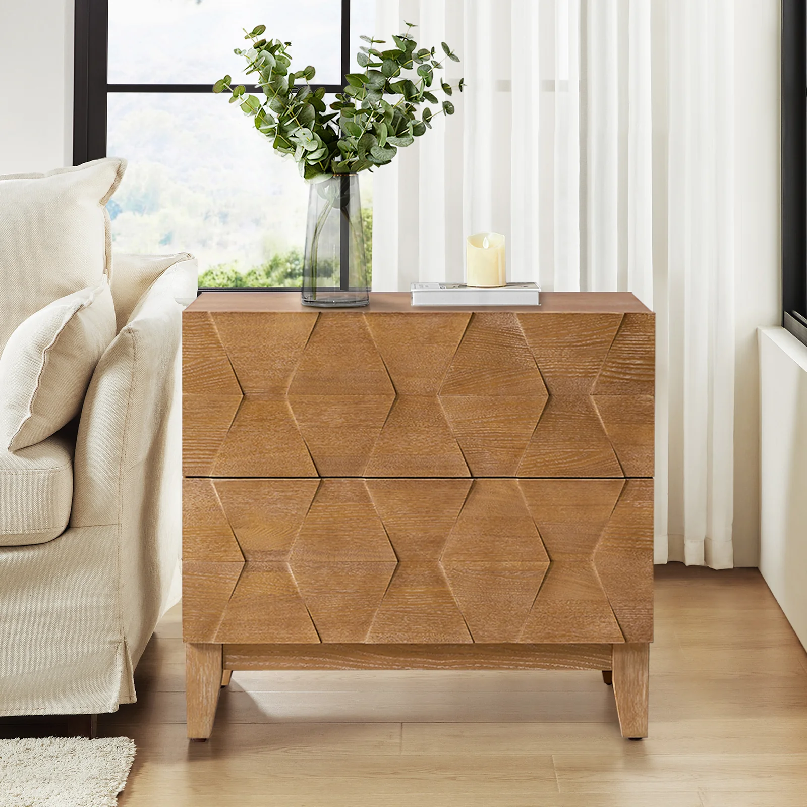 Kamu 2 - Drawer End Table with Built-in Outlets(Optional Types) - Image 22