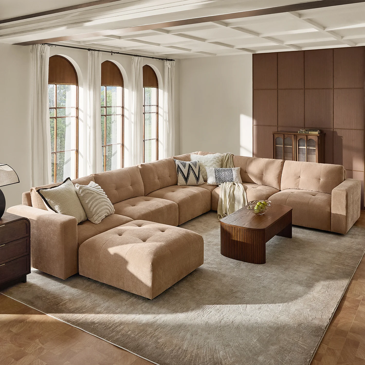 Memosa Deep-Seat Modular Sectional Sofa with Memory Foam — Modern Living Comfort - Image 41