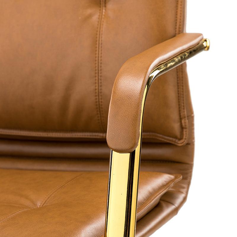 Michele Vegan Leather Task Accent Chair - Image 9