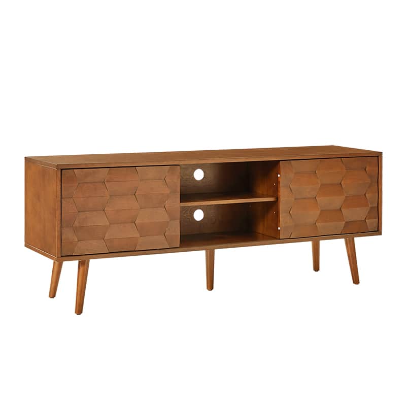 Velasco Mid-century Modern TV Stand with Built-in Cable Management - Image 20