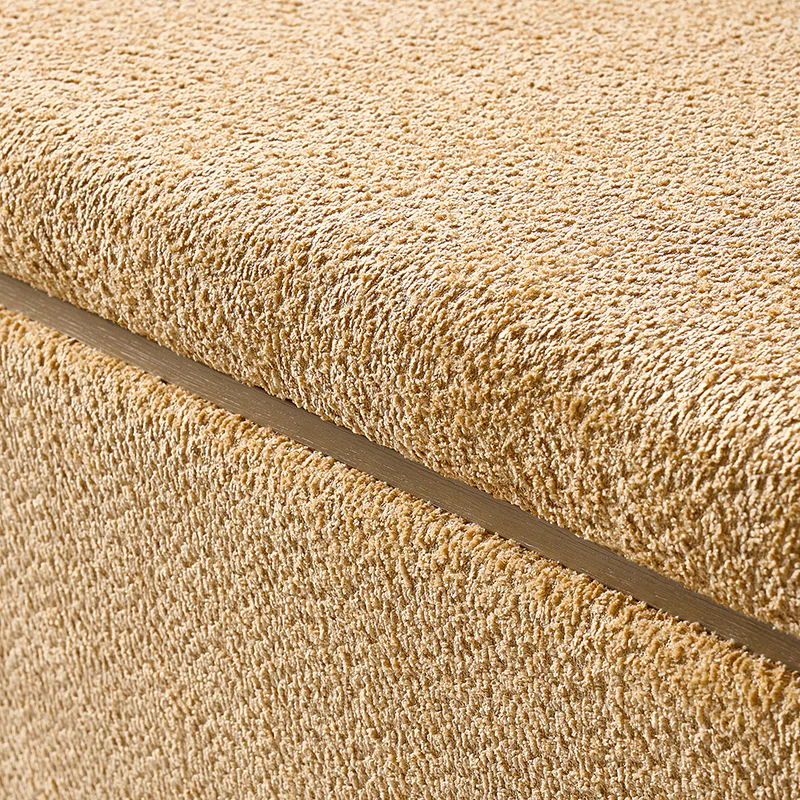 Modern Chenille Storage Bench with Hidden Seat Storage - Image 14