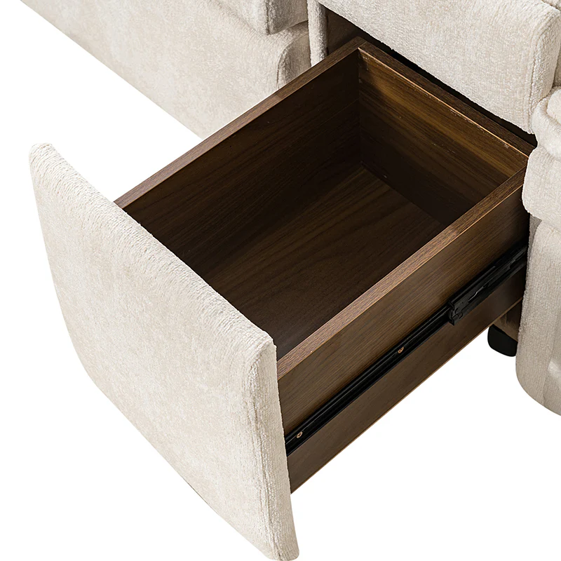 Modern Modular Power Reclining & Standing Coffee Table Living Room Set - Image 15