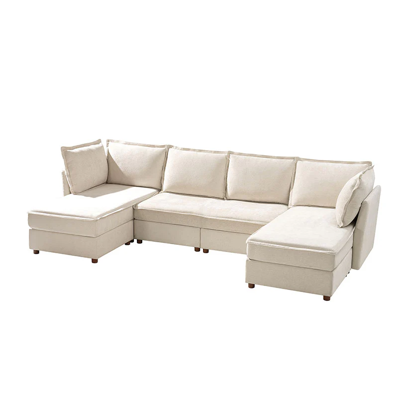 Diego Modern Modular 6-Seat Sectional Sofa with Chaise Lounge - Image 25