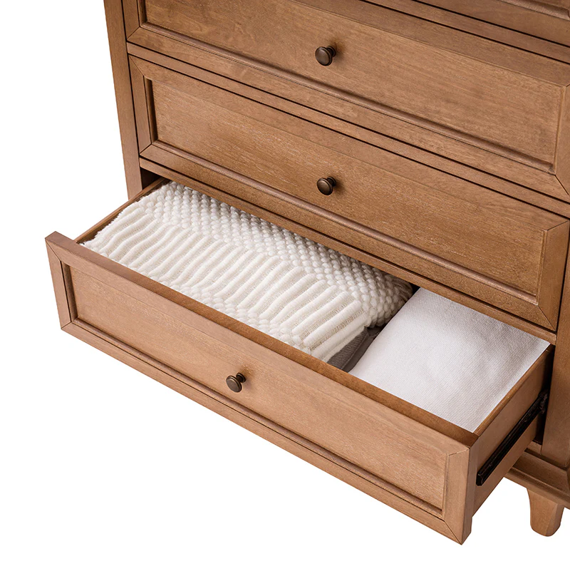 Mornay 4-Piece Transitional Solid Wood Bedroom Bundle with 6-Drawer Dresser - Image 6