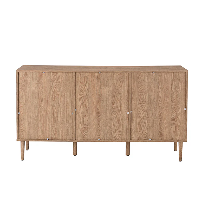 Posey 56″ Wood & Rattan Sideboard – Modern Coastal Storage Cabinet - Image 14
