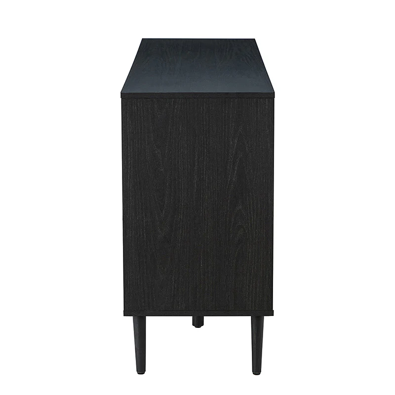 Posey 56″ Wood & Rattan Sideboard – Modern Coastal Storage Cabinet - Image 5